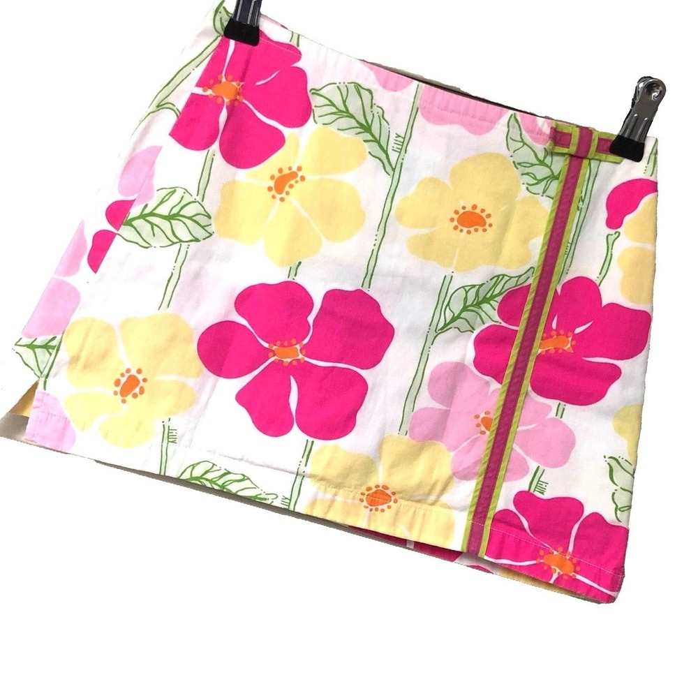 LILLY PULITZER Skort Flower Power Signature Preppy Fairy Activewear GIRLS 8